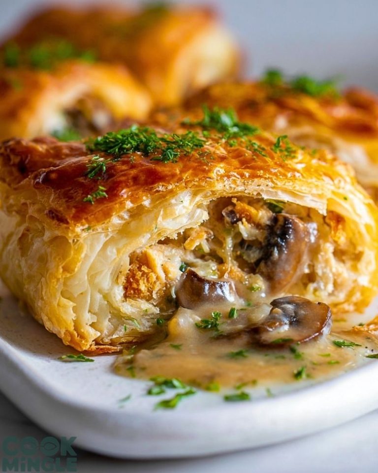 Chicken and Mushroom Pastry
