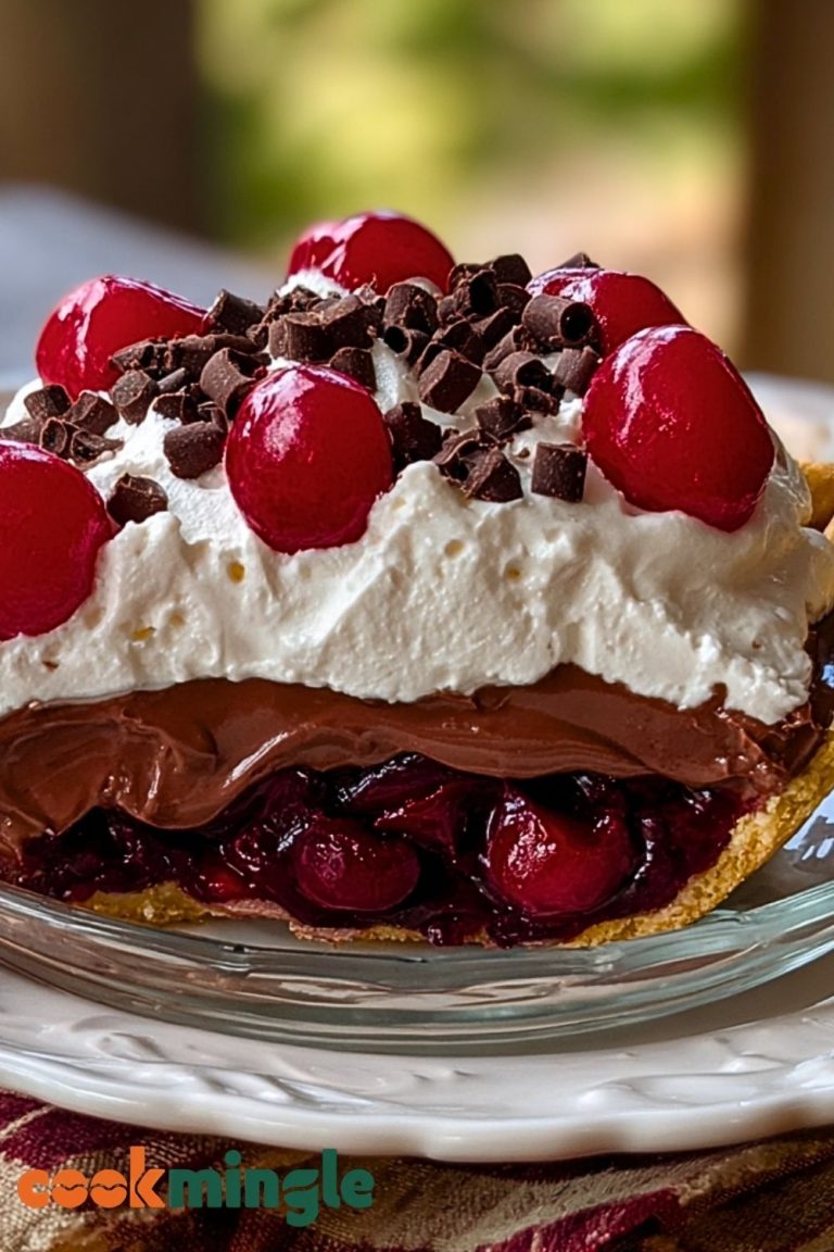 Chocolate Cherry Cream Pie