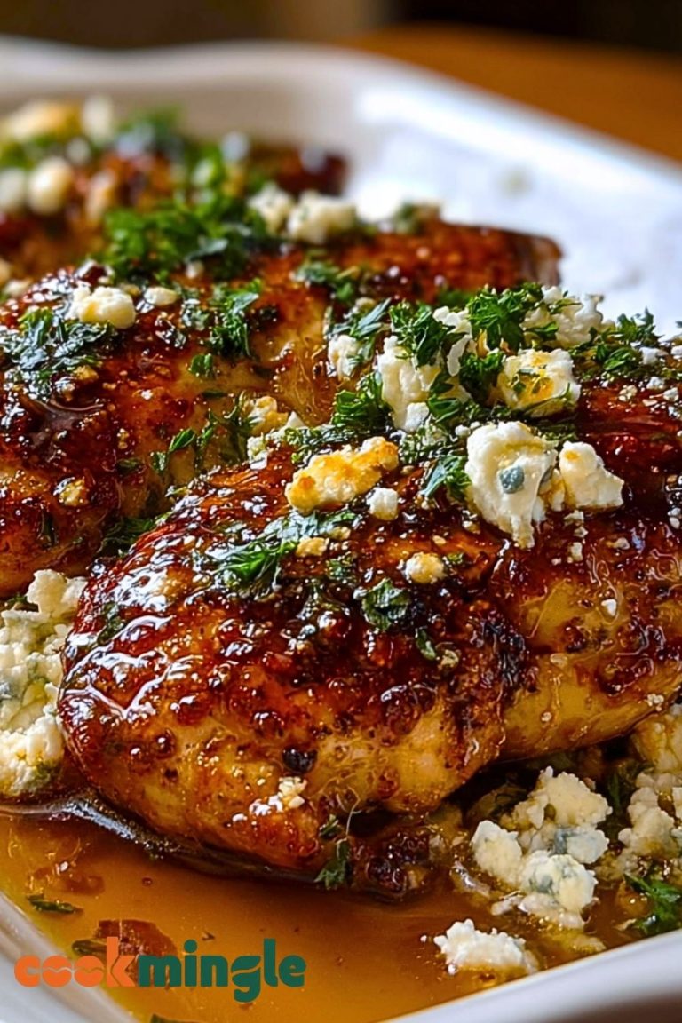 Hot Honey Infused Feta Chicken