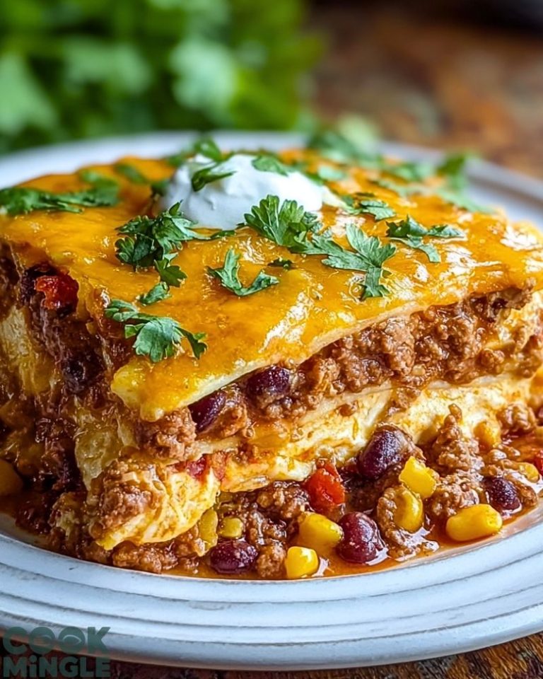 Layered Burrito Casserole