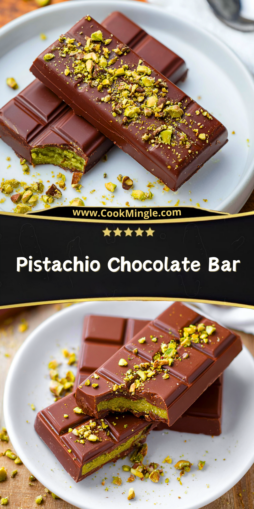 Pistachio Chocolate Bar - Cook Mingle