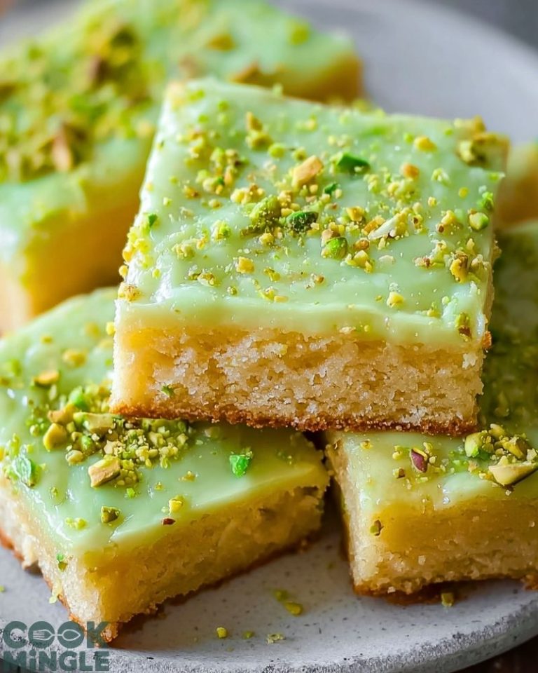 Pistachio Pudding Sugar Cookie Bars