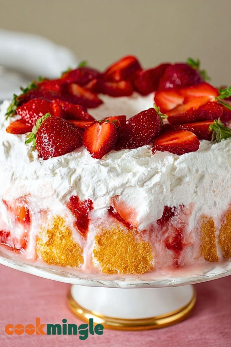 Strawberry Angel Cake