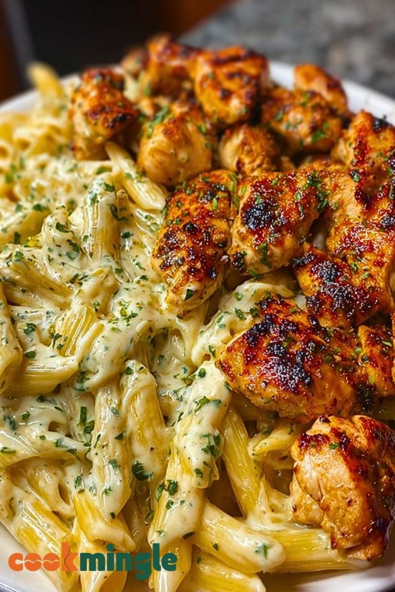 Cajun Garlic Butter Chicken Penne in Creamy Parmesan Sauce