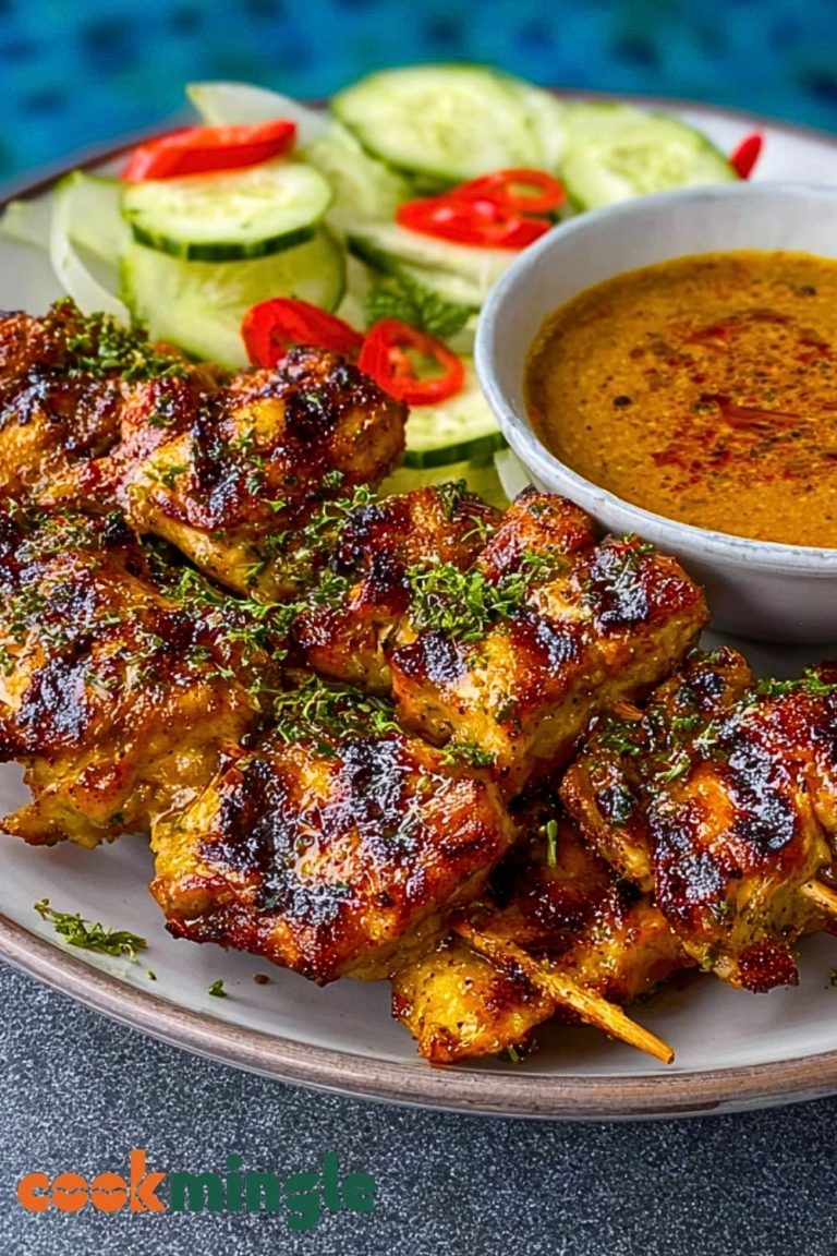 Chicken Satay with Easy Thai Peanut Sauce
