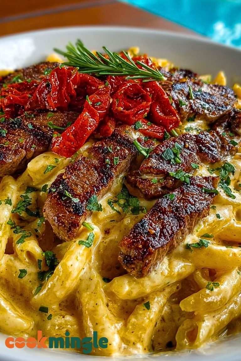 Creamy Cajun Butter Tender Steak Pasta Skillet