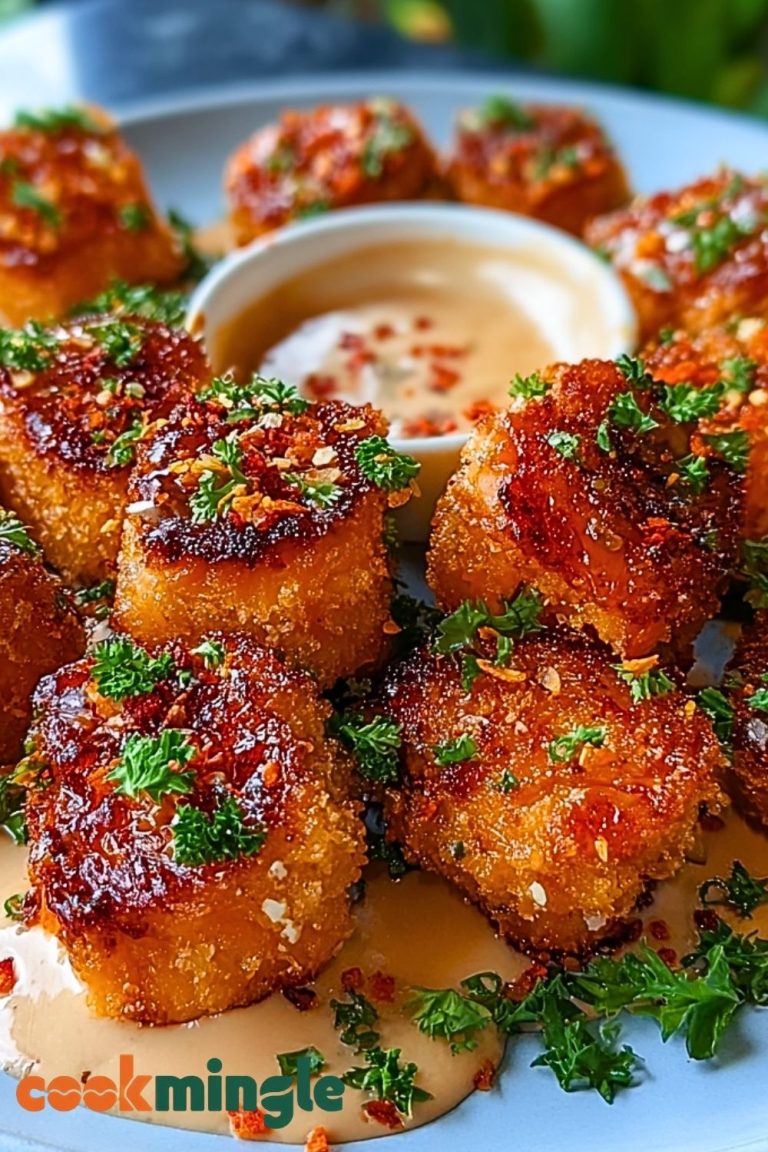 Crispy Bang Bang Salmon Bites