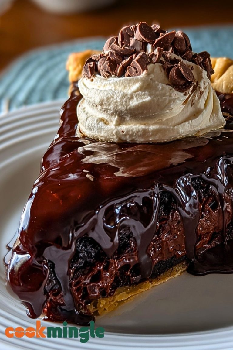 Decadent Hot Fudge Pie