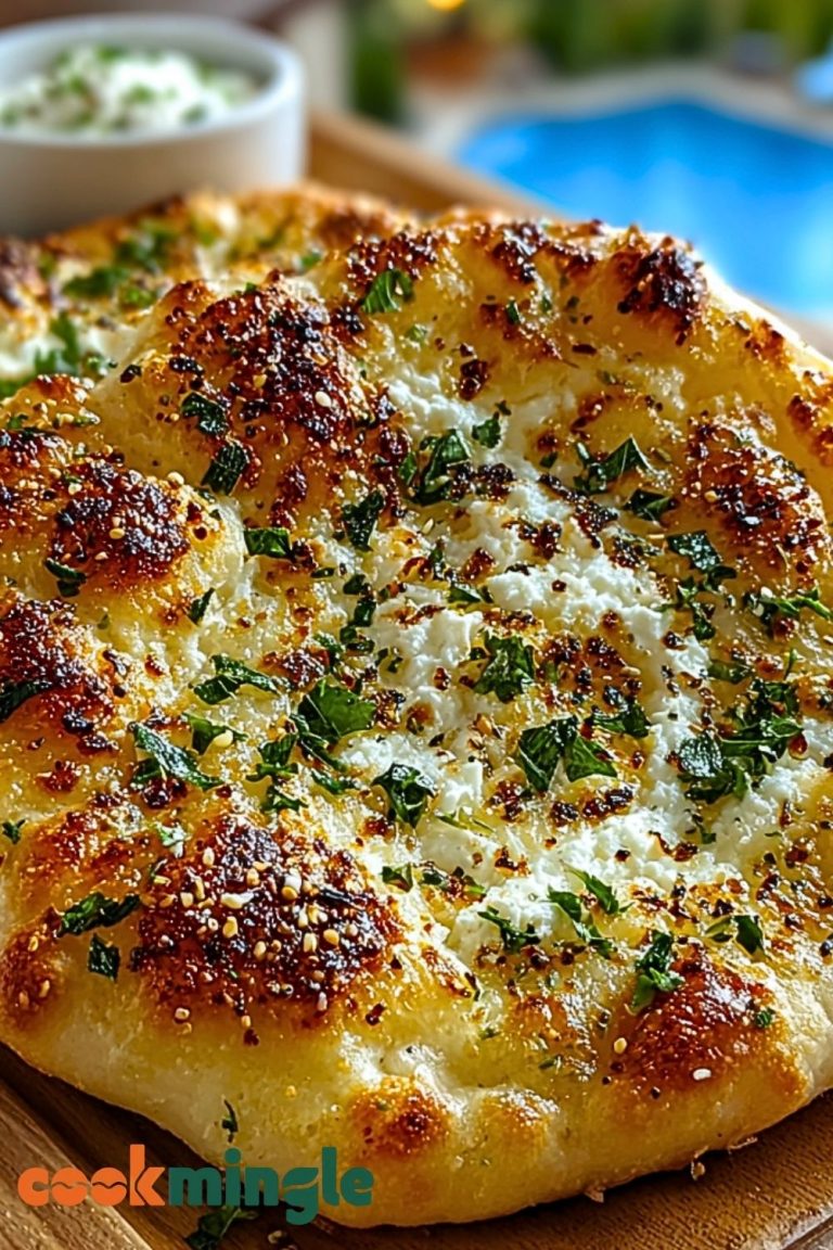 Easy 2-Ingredient Cottage Cheese Flatbread Recipe