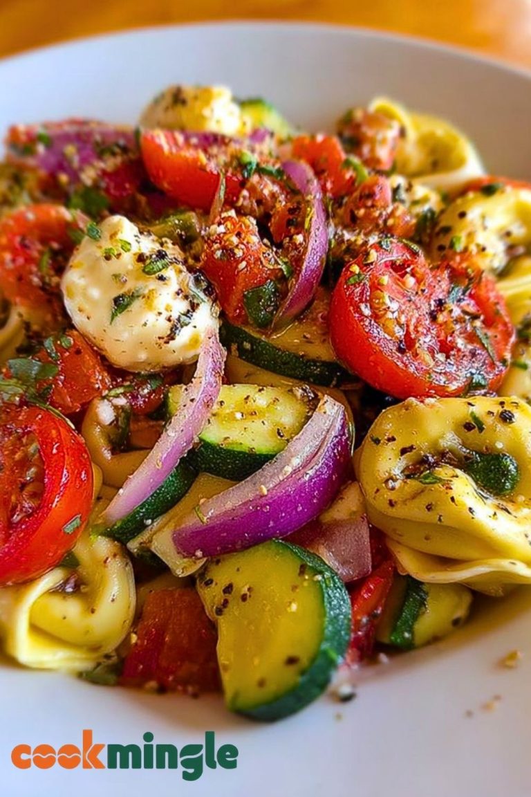 Garden Tortellini Pasta Salad