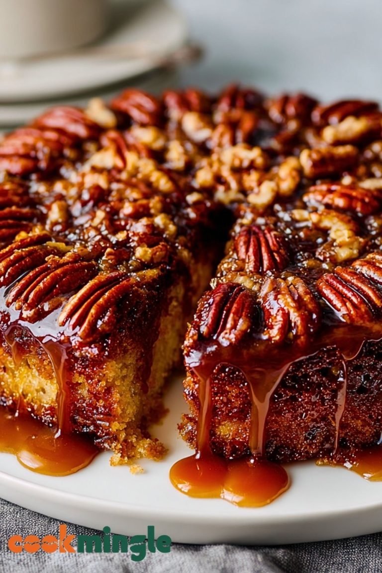 Pecan Upside Down Cake