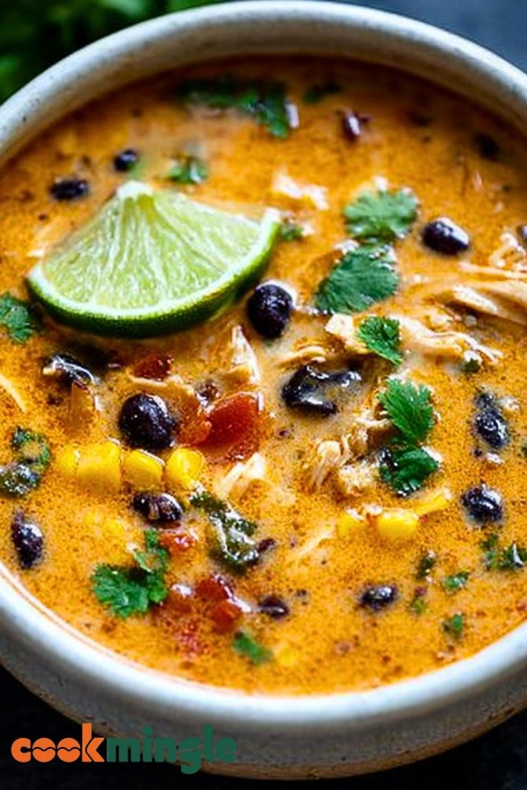 Chicken Poblano and Black Bean Soup