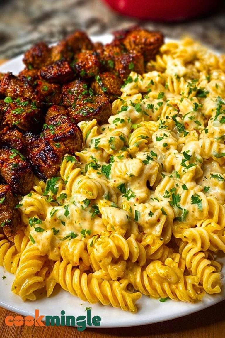 Creamy Cajun Beef and Rotini Delight