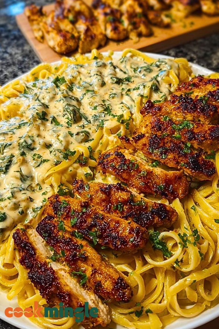 Creamy Velveeta Chicken Linguine with Mozzarella Garlic Sauce
