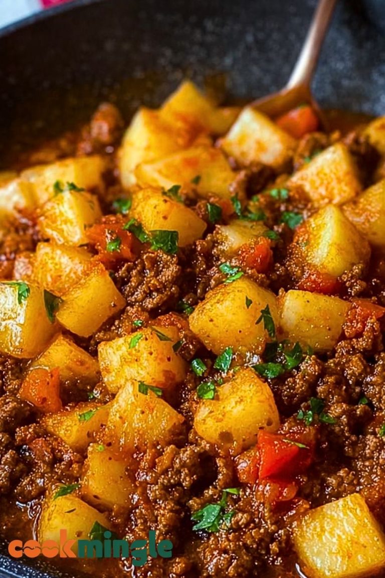 Ground Beef with Potatoes Picadillo