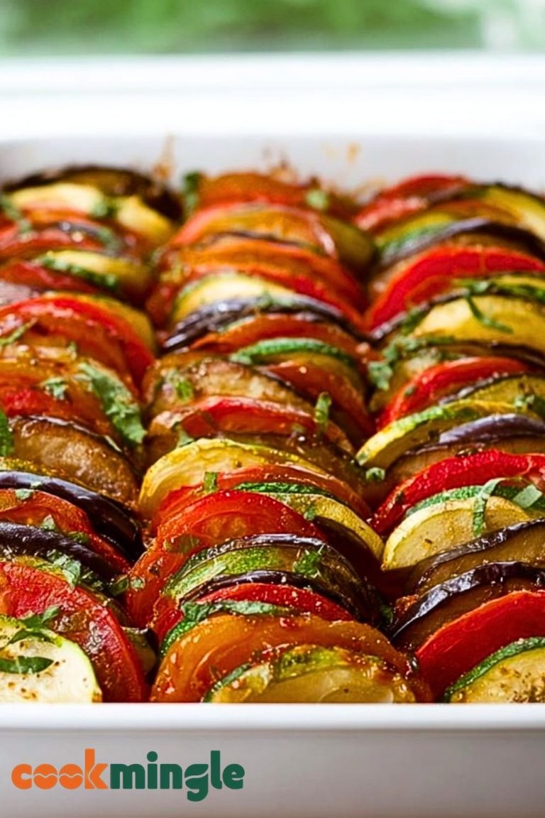 Healthy Baked Ratatouille Zucchini, Tomato & Eggplant Medley