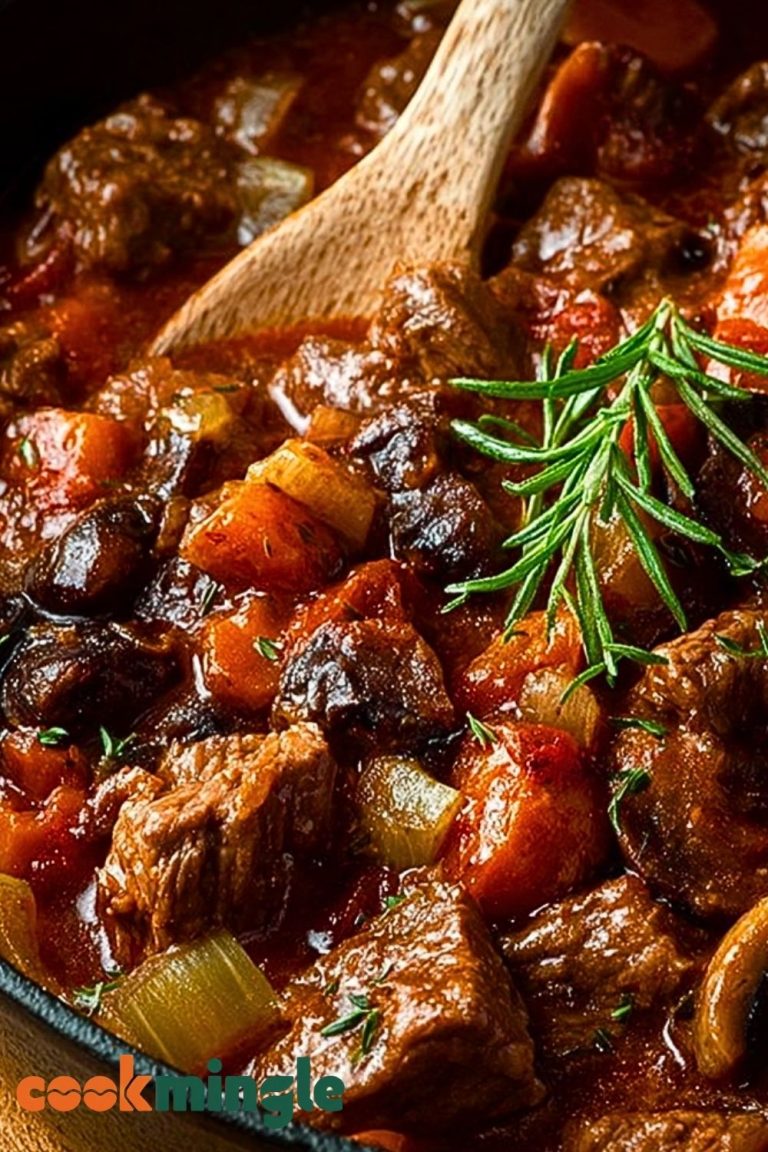 Hearty Beef & Mushroom Stew