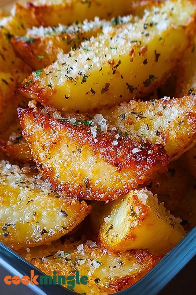 Parmesan Garlic Potato Wedges