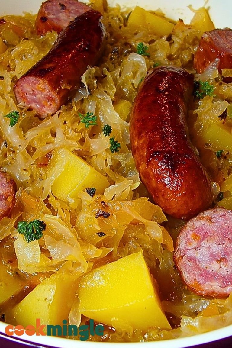 Polish Sausage with Sauerkraut and Potatoes Recipe