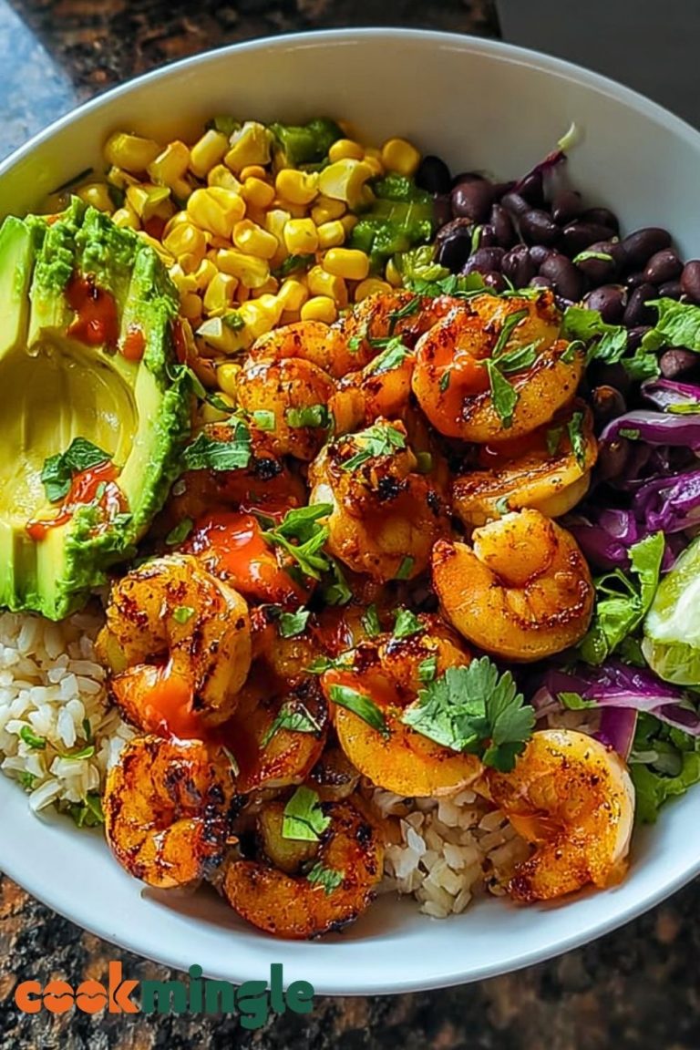 Spicy Shrimp Burrito Bowl