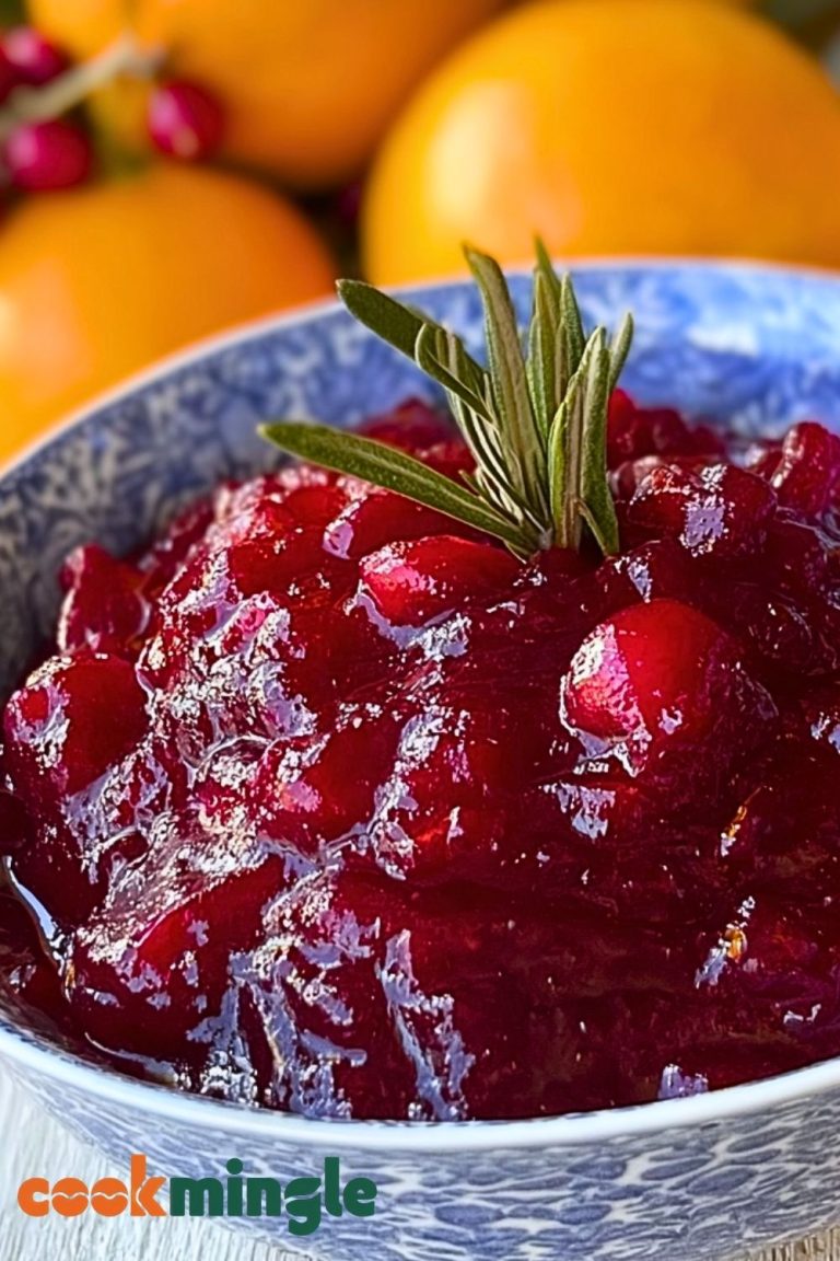 Blood Orange Cranberry Sauce