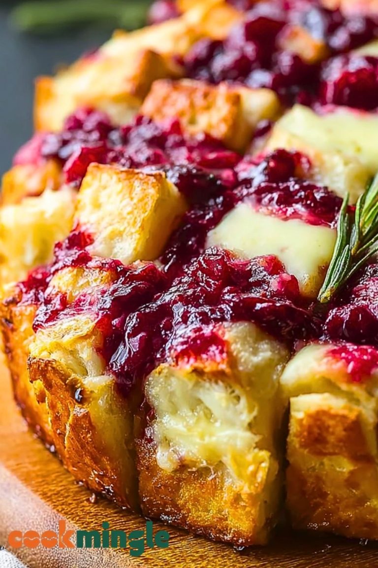 Cranberry Brie Pull-Apart Bread