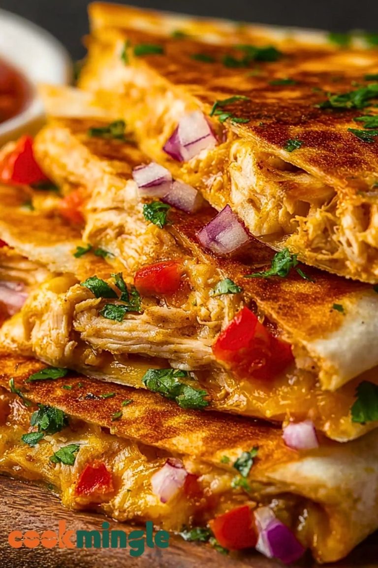 Crispy Chicken Quesadillas