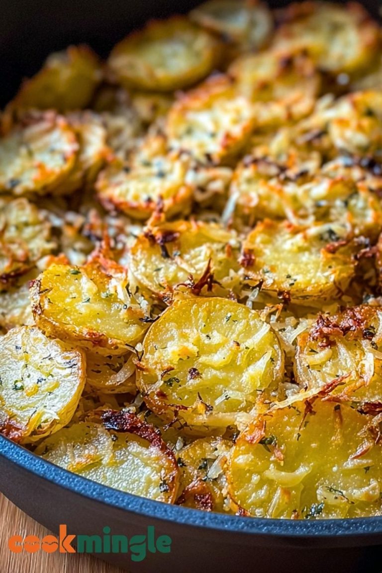 Crispy Garlic Skillet Potatoes