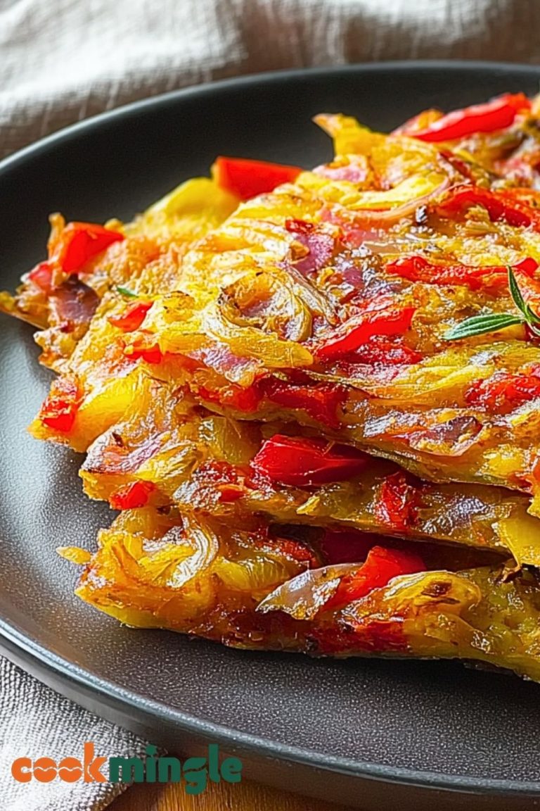 Italian Bell Pepper and Onion Scarpaccia