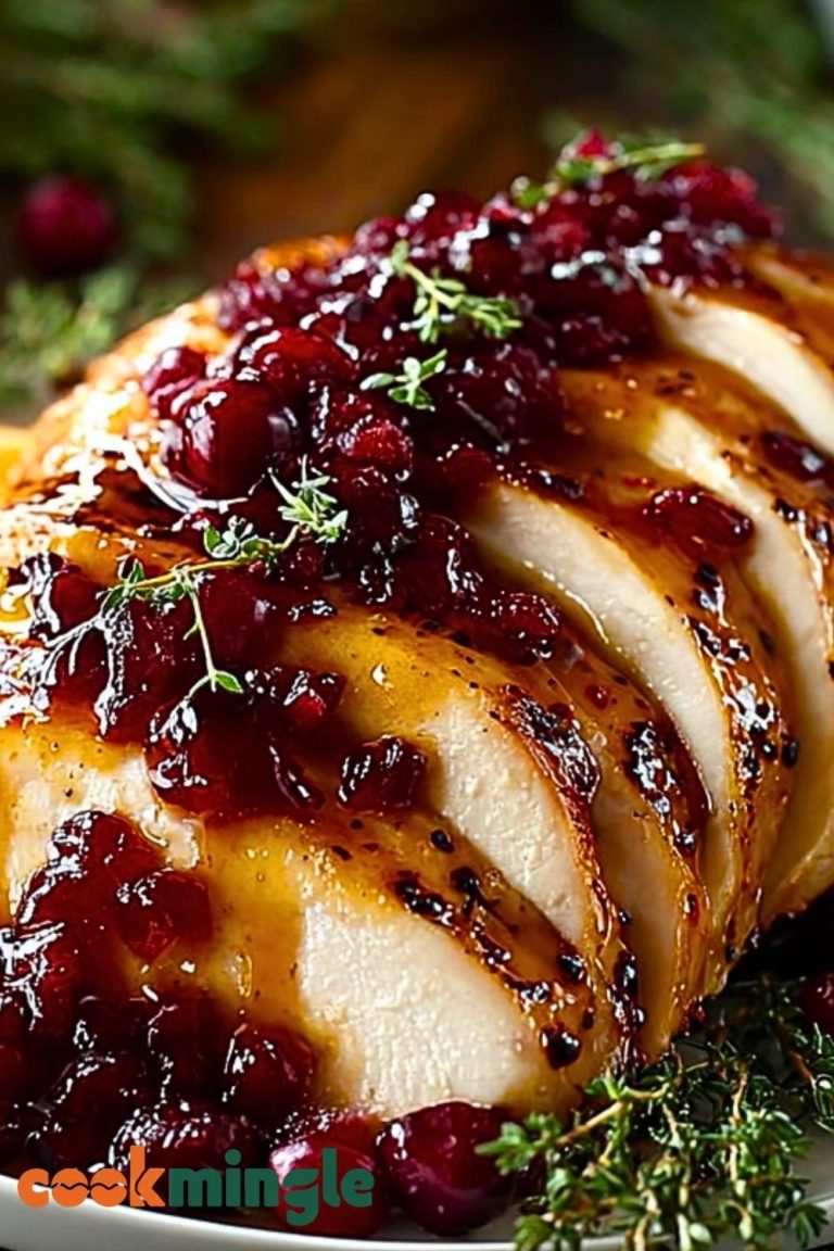 Perfect Cranberry Orange Glazed Turkey Breast