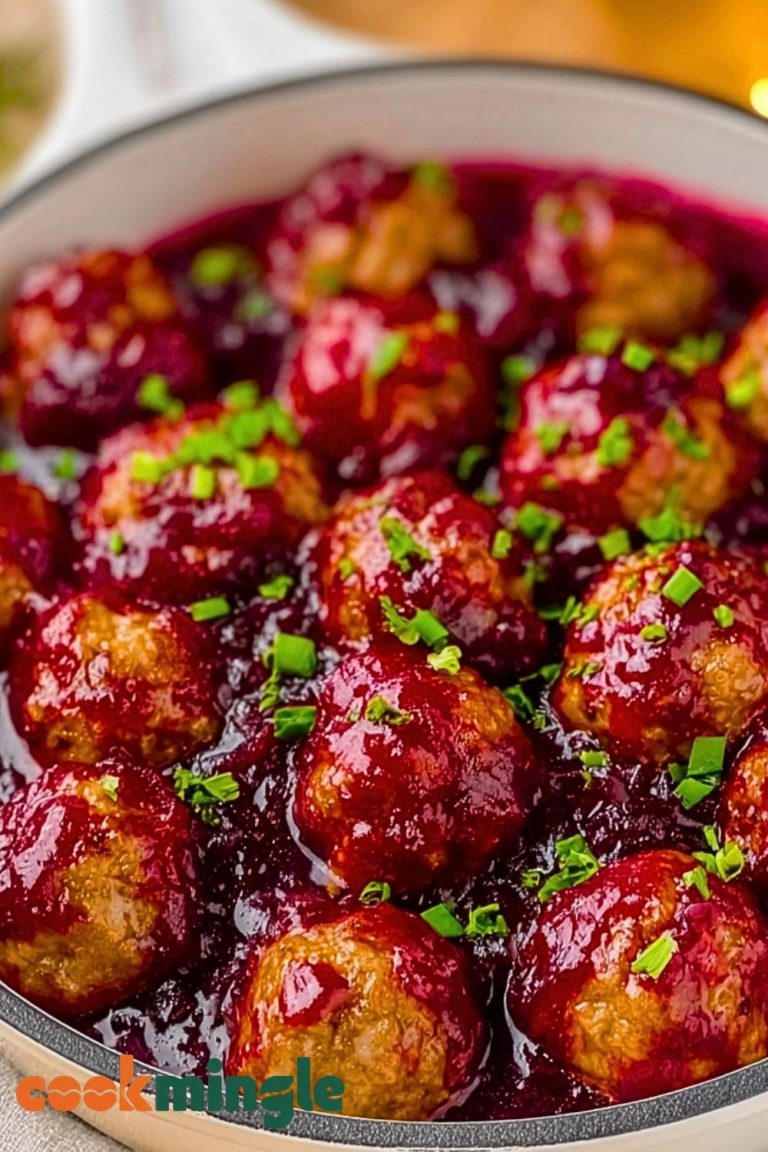 Quick Cranberry Meatballs
