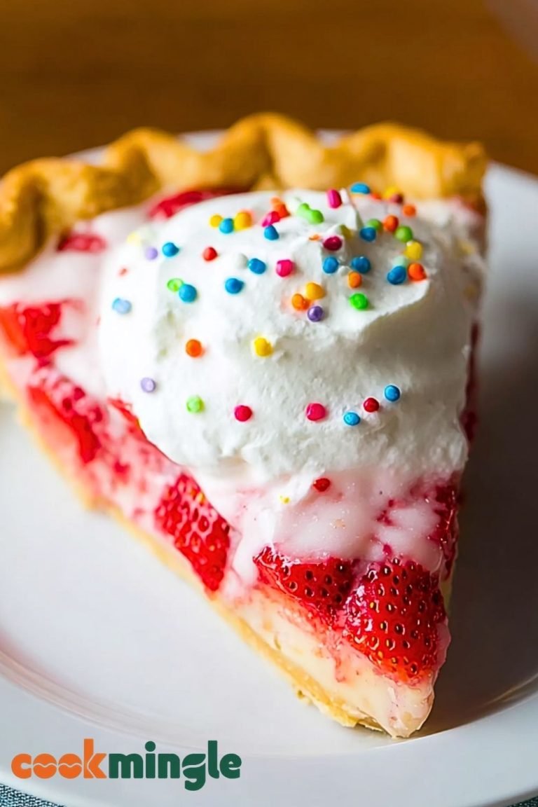 Strawberry Pop Tart Pie