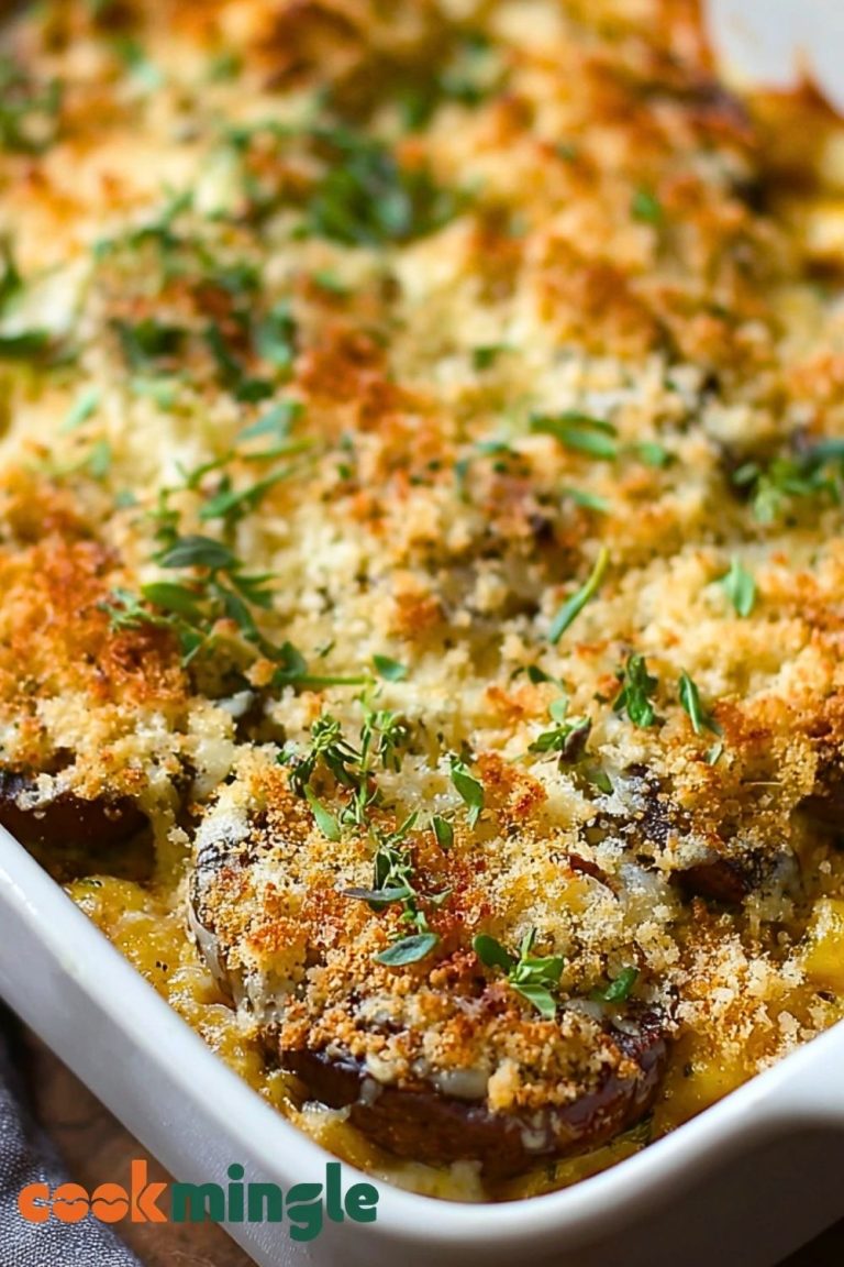 Stuffed Mushroom Casserole