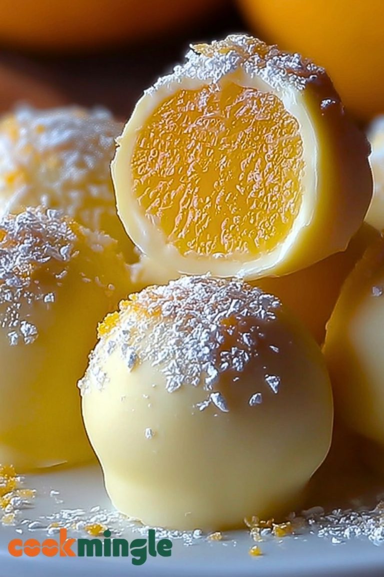 White Chocolate Orange Creamsicle Truffles