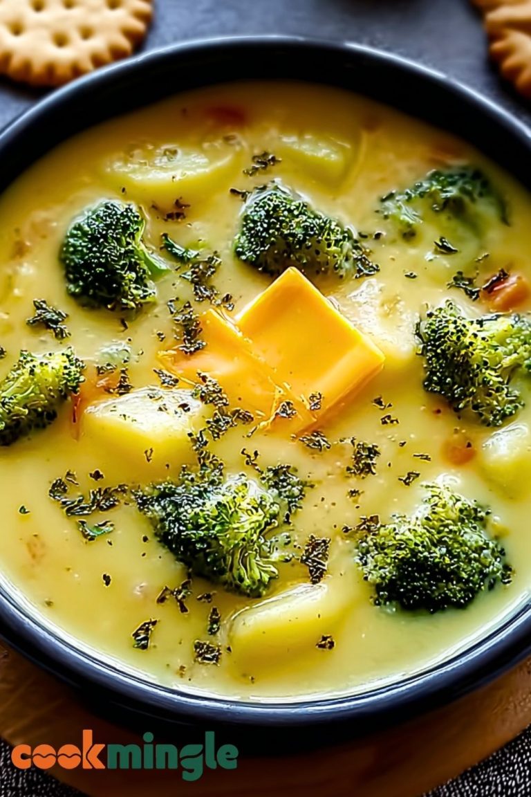Cheesy Potato & Broccoli Soup