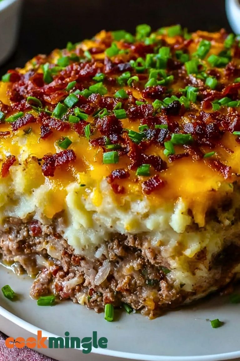 Classic Comfort Loaded Potato Meatloaf