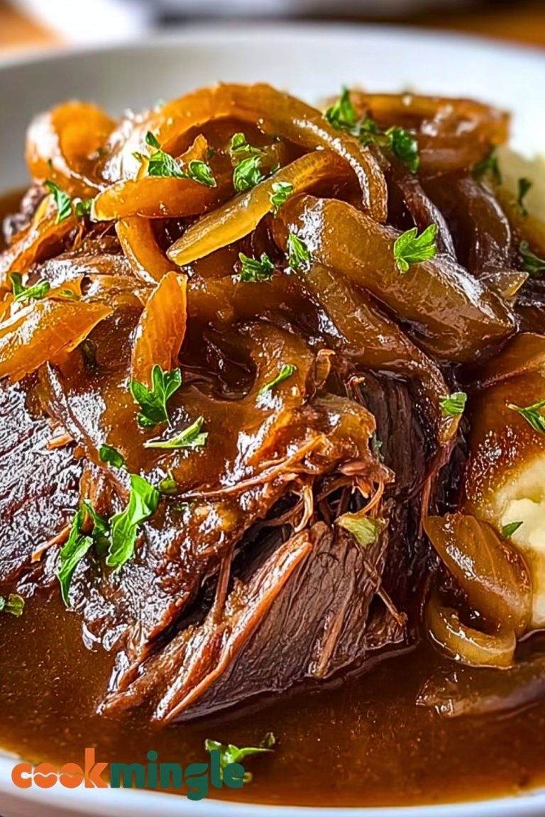 Slow Cooker Pot Roast with Onion Soup