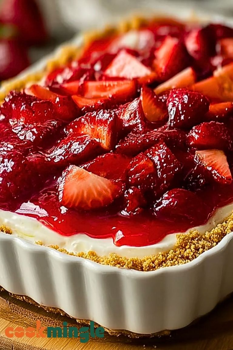 Strawberry Dump Cheesecake