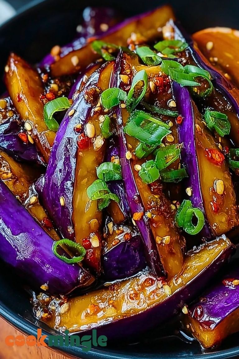 Szechuan-Style Eggplant in Garlic Sauce